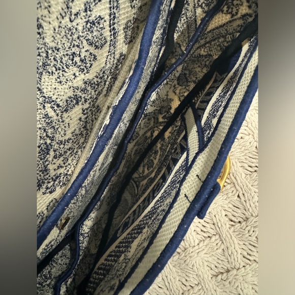 SOLD Dior Saddle bag toile de jouy - Picture 7 of 8